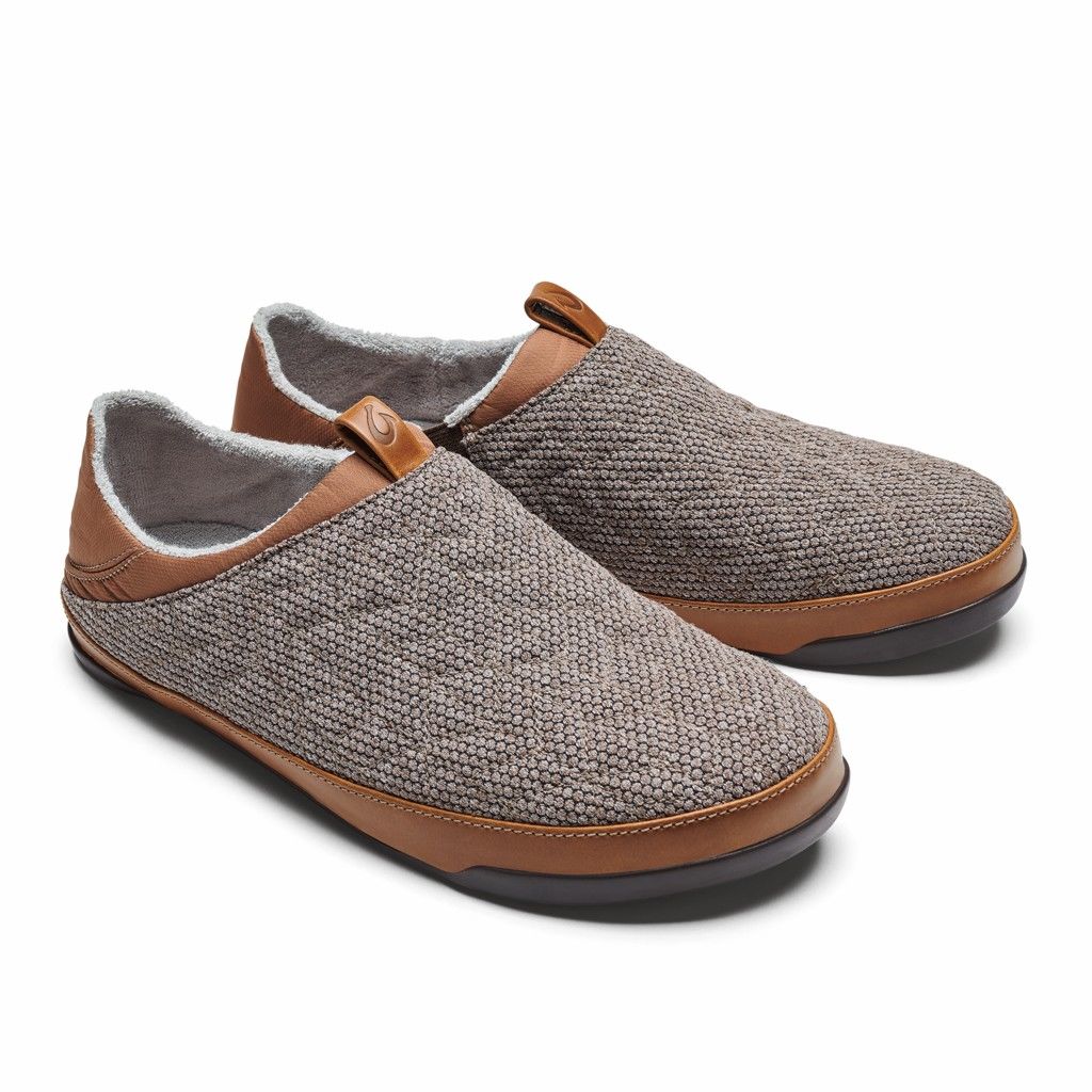 Olukai Men's Mahana Kilohana Slipper - Banyan / Fox US607-453